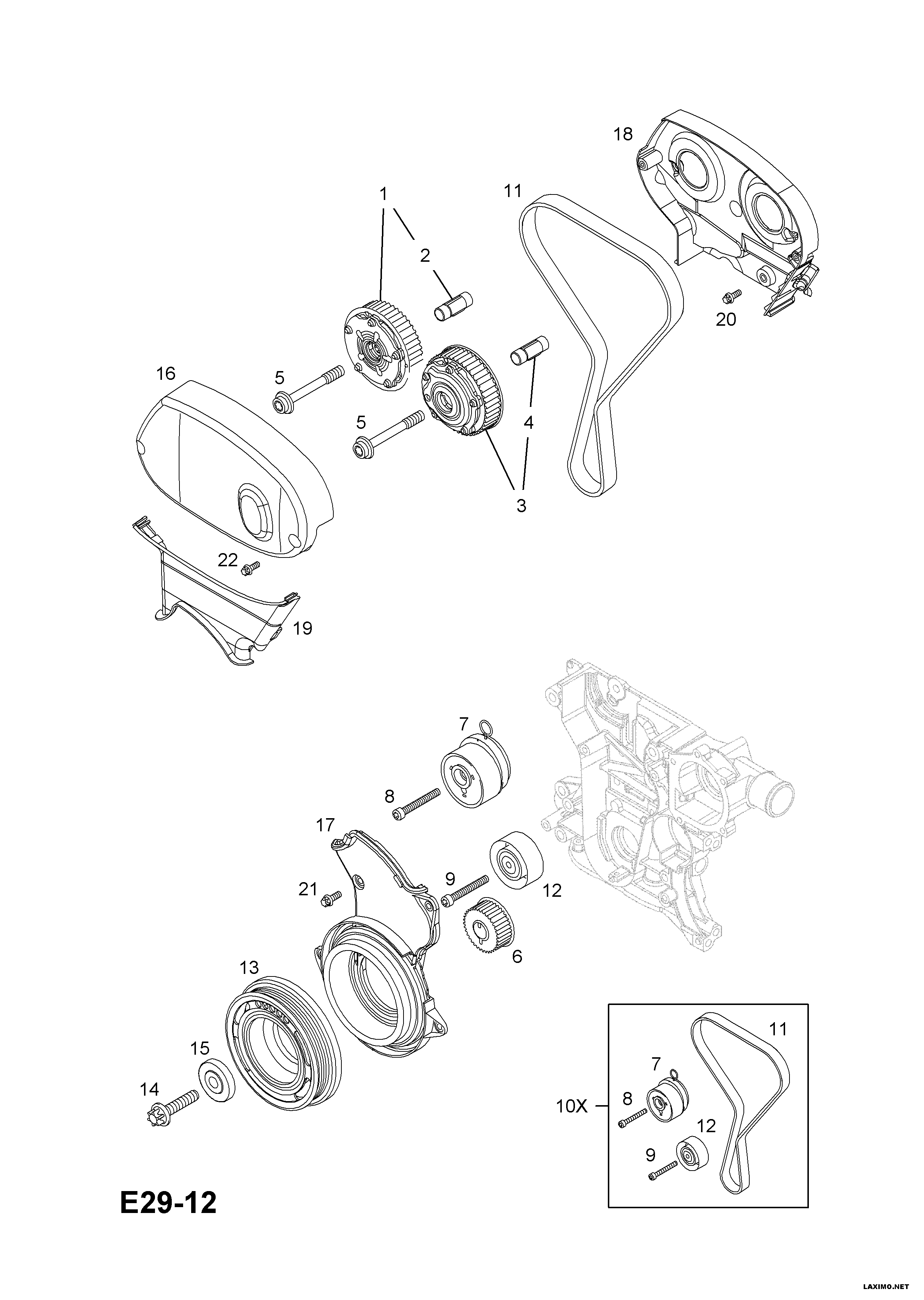 Opel 56 36 467 - Nokka-akselin ajoitussäädin inparts.fi