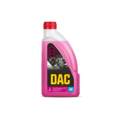 Käyttövalmisjäähdytysneste (G12 / G30-tyyppi) DAC ANTIFREEZE G12 1L