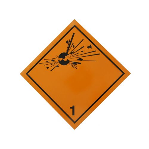 Warning label CARGO-T074