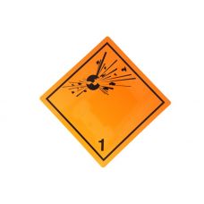 Warning plate CARGO-T074/T