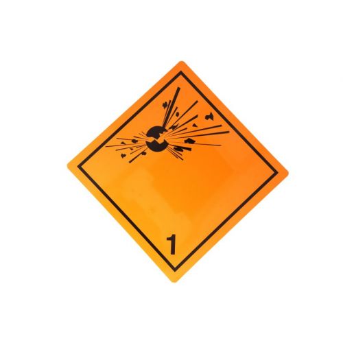 Warning plate CARGO-T074/T