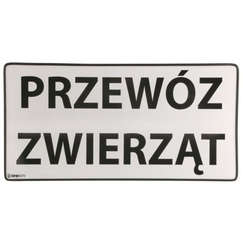 Warning plate CARGO-T061