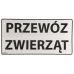 Warning plate CARGO-T061