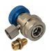 Pikakytkin, ilmastoinnin huoltolaite QUICK ANGLE CONNECTOR LP R1234YF AGENT