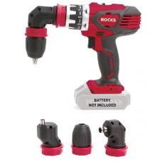 Iskuporakone (akku) HAMMER DRILL DRIVER WITH REPLACEABLE ANGLED HANDLES, 18V AQ-