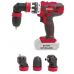 Iskuporakone (akku) HAMMER DRILL DRIVER WITH REPLACEABLE ANGLED HANDLES, 18V AQ-