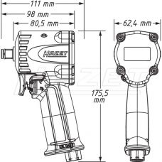 Paineilmaiskuruuviväännin         HAZ 9012M-1